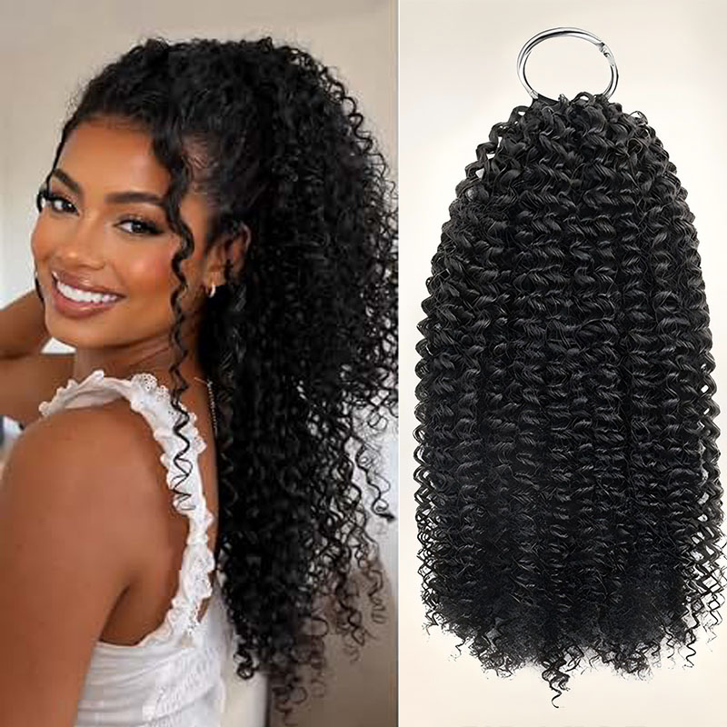 Hair Bundles - Cabello Humano Jerry Curly para Crochet,