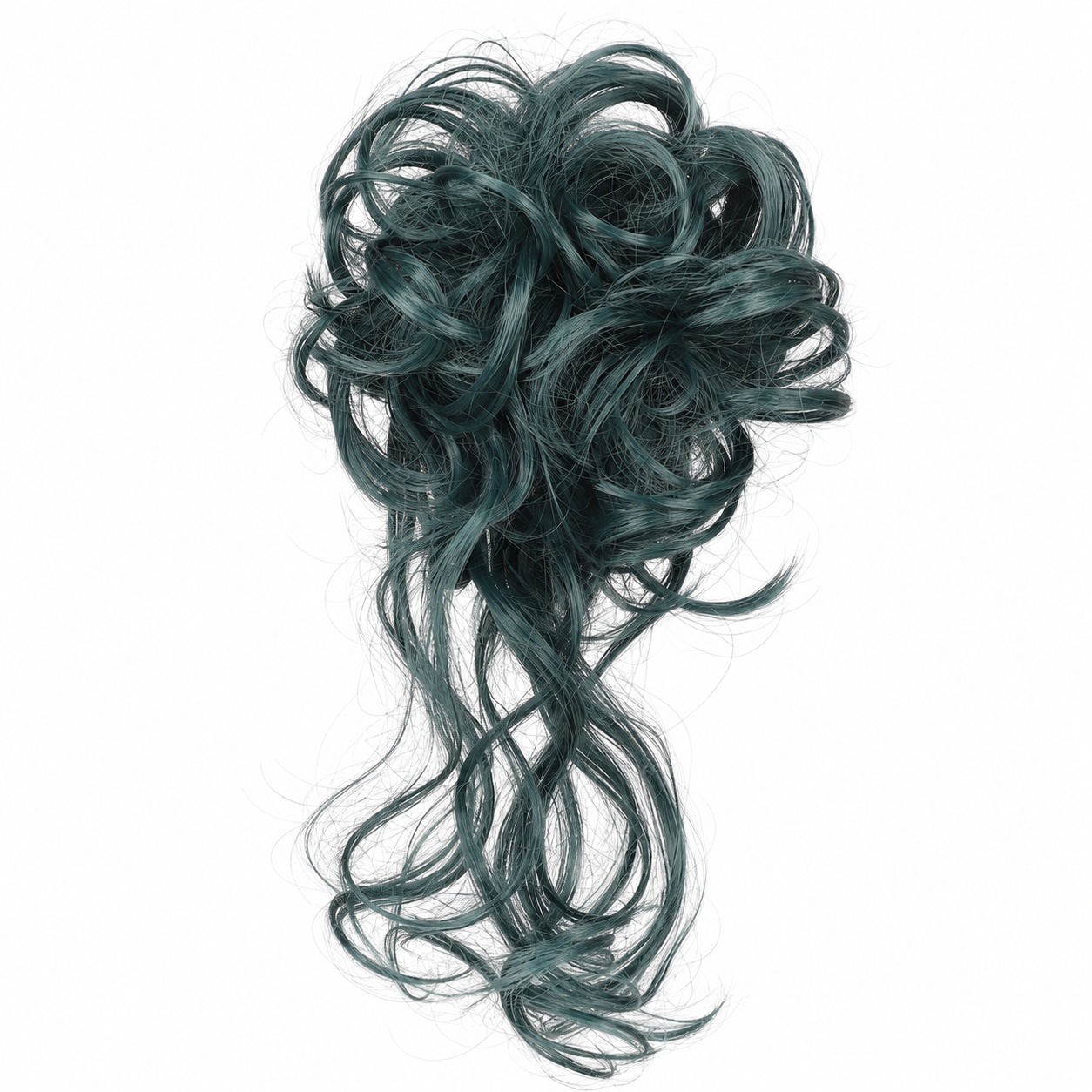 Claw Clip Messy Bun Hair Piece - Postizo de pelo rizado con pinza,