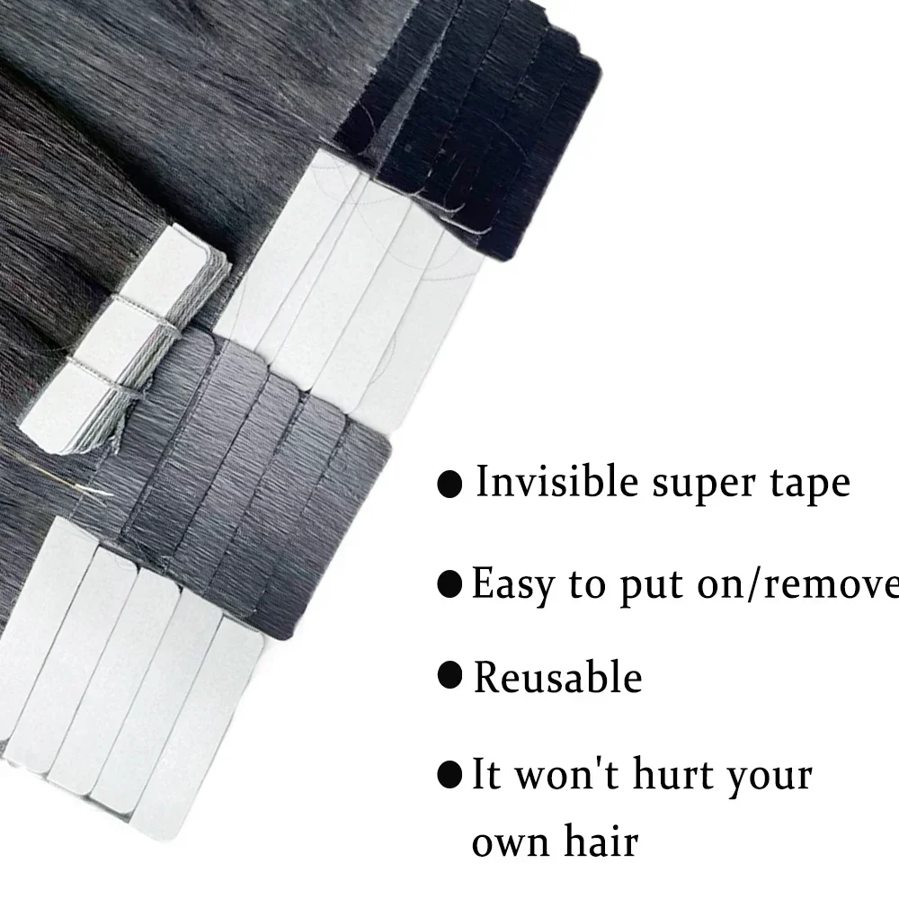 Extensiones de cabello humano  - Invisible Tape In Extensions Real Hair reseña y precio