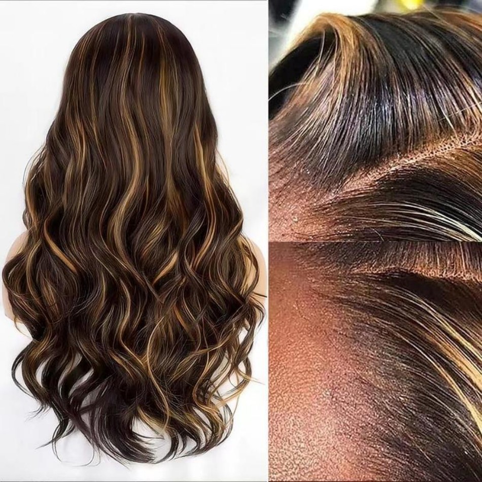 Pelucas de cabello humano ondu - Hd Lace Frontal Wig Human Hair Pre Plucked reseña y precio