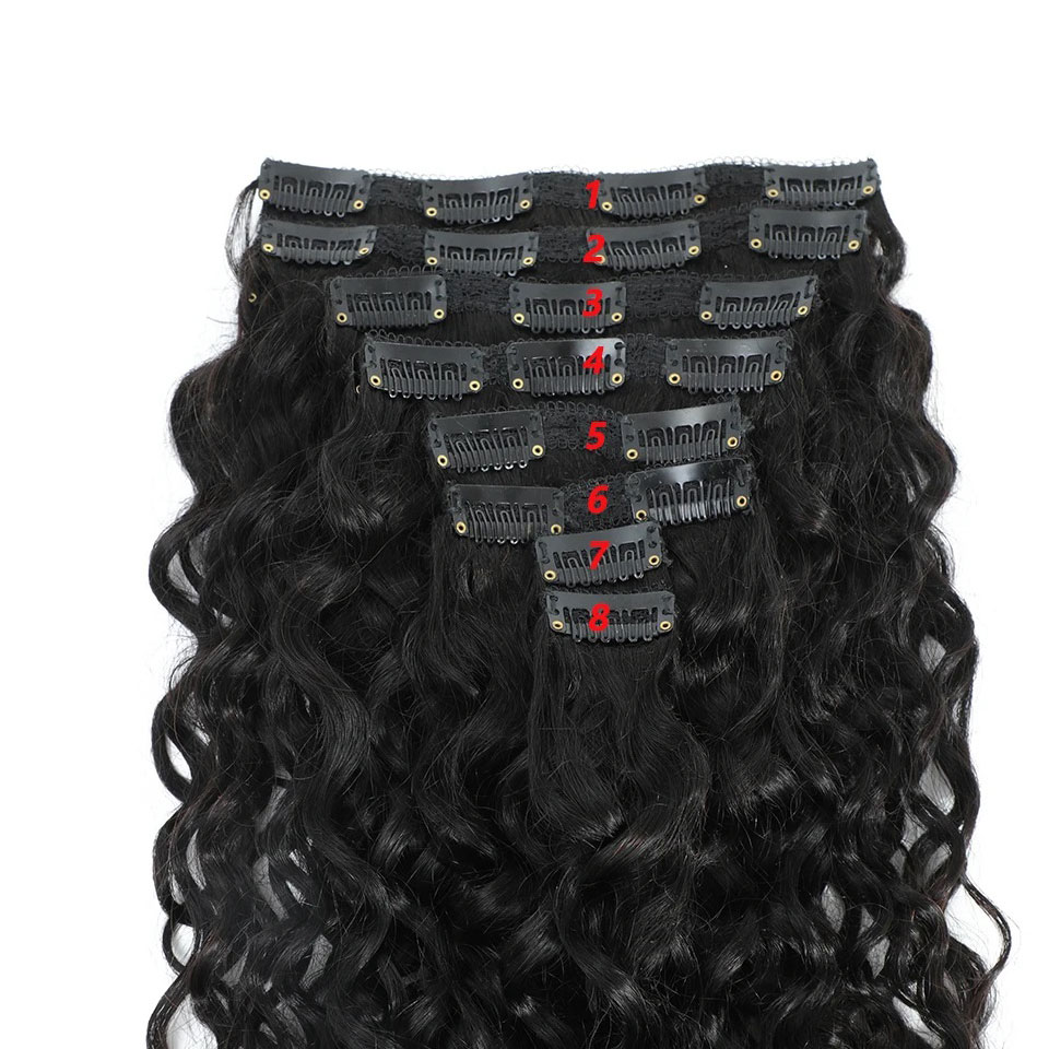 Extensiones de Cabello Humano  - Seamless Clip In Hair Extensions Human Hair reseña y precio