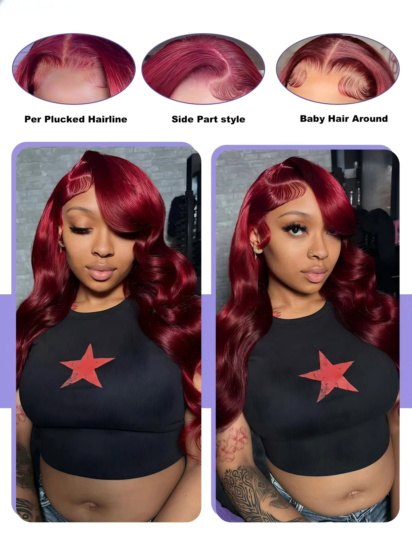 Peluca con frente de encaje tr - Hd Lace Frontal Wig Human Hair Pre Plucked reseña y precio