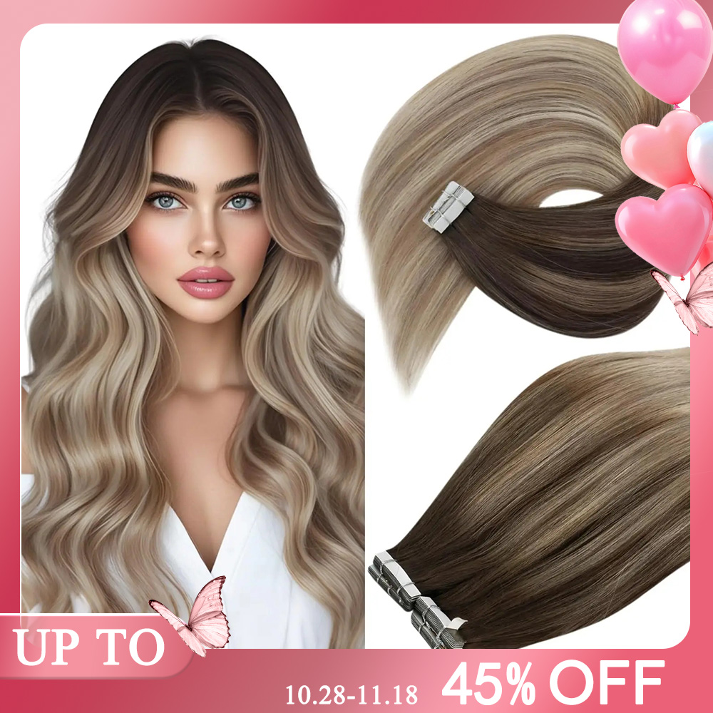 Extensiones de Cabello Adhesiv - Invisible Tape In Extensions Real Hair reseña y precio