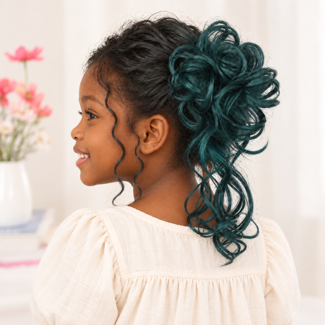 Postizo de pelo rizado con pin - Claw Clip Messy Bun Hair Piece reseña y precio